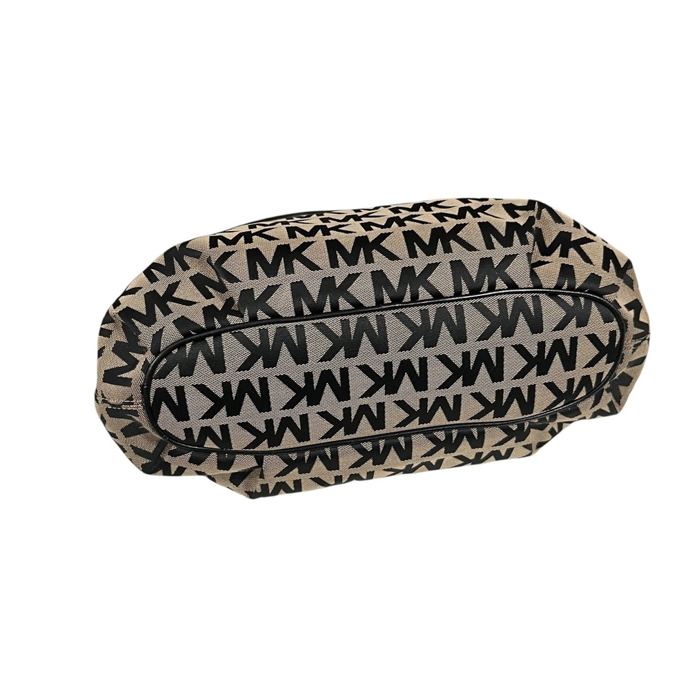 Michael Kors Monogram Drawstring Bucket Bag Gray … - image 6